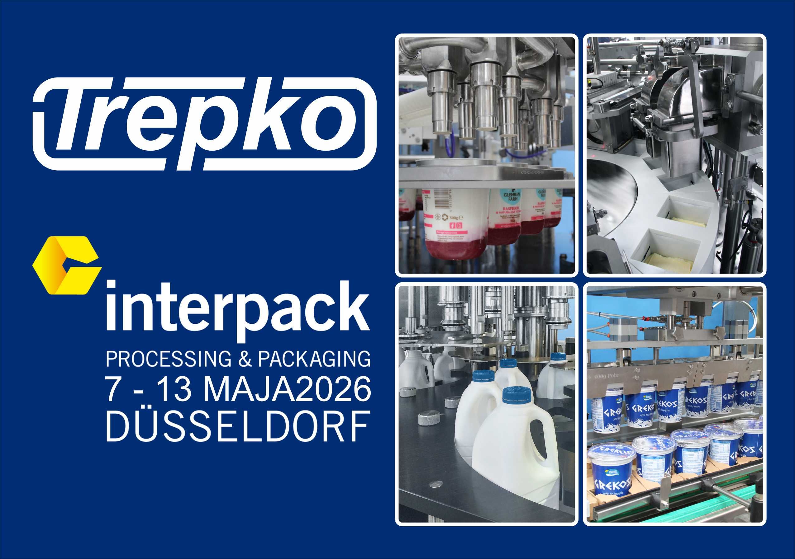 Stoisko Trepko na targach Interpack, Düsseldorf, 7-13 maja 2026